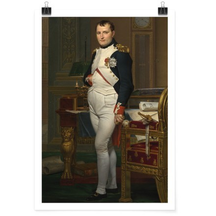 The Emperor Napoleon in His Study at the Tuileries, 1812 Πόστερ