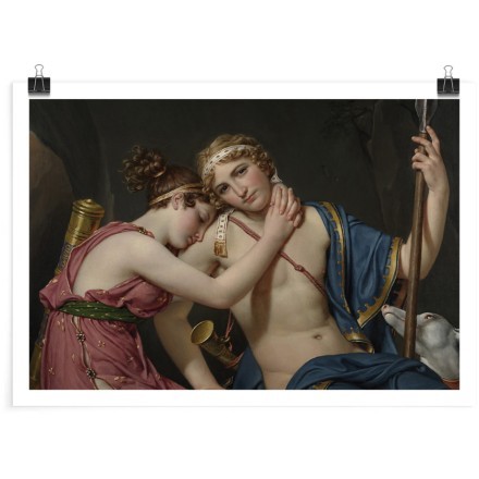 Farewell of Telemachus and Eucharis, Oil on canvas Πόστερ