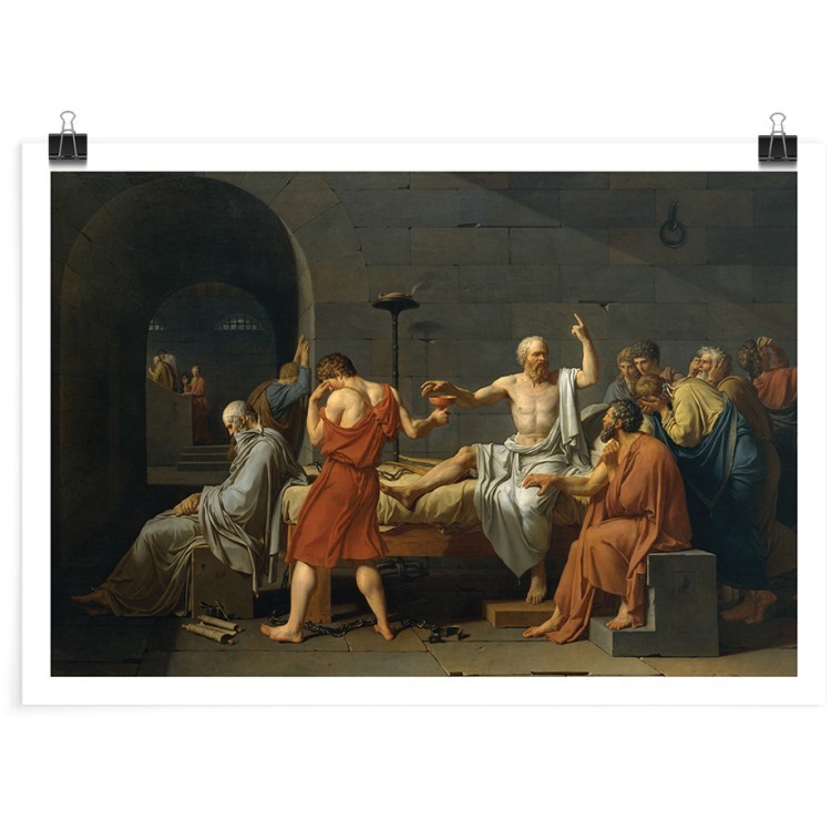 Πόστερ The Death of Socrates