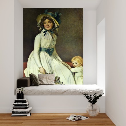 Portrait of Madame Emilie Seriziat and her Son, 1795 Ταπετσαρία Τοίχου
