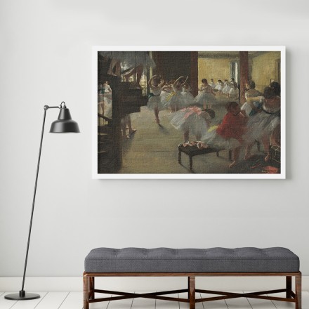 The Dance Class, 1873 Πίνακας σε Καμβά