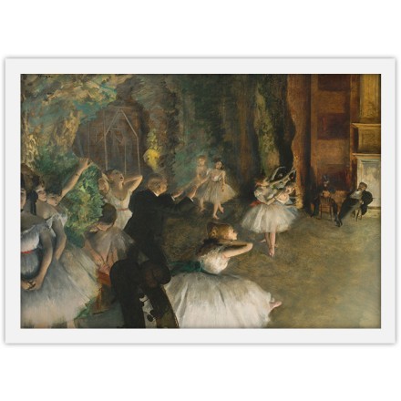 Rehearsal of the Ballet Onstage