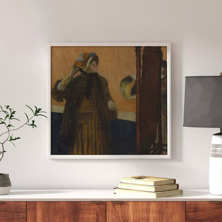 Πίνακας σε Καμβά At the Milliners with artist Mary Cassatt