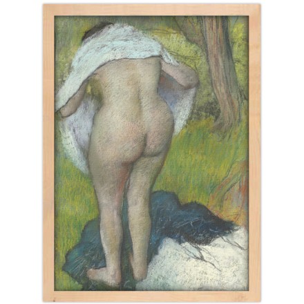 Girl Drying Herself