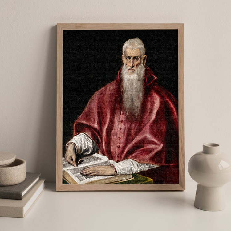 Πίνακας σε Καμβά Saint Jerome as cardinal