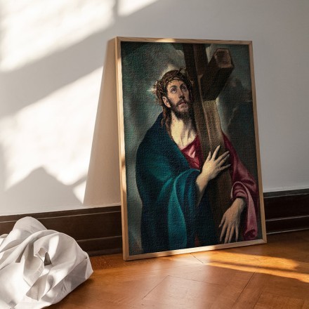 Christ carrying the cross oil painting Πίνακας σε Καμβά