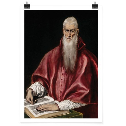 Saint Jerome as cardinal Πόστερ