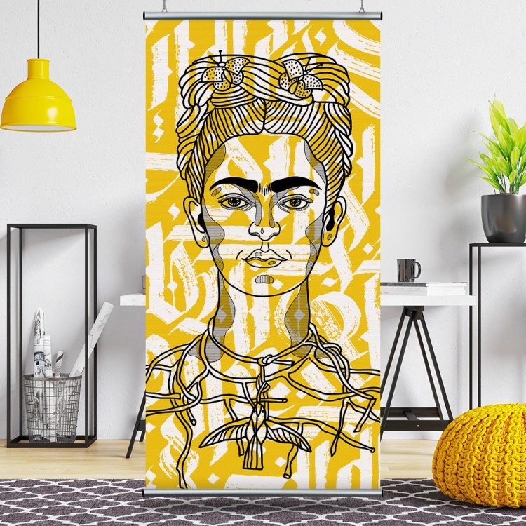 Διαχωριστικό Panel Αφηρημένο σκίτσο της Frida Kahlo