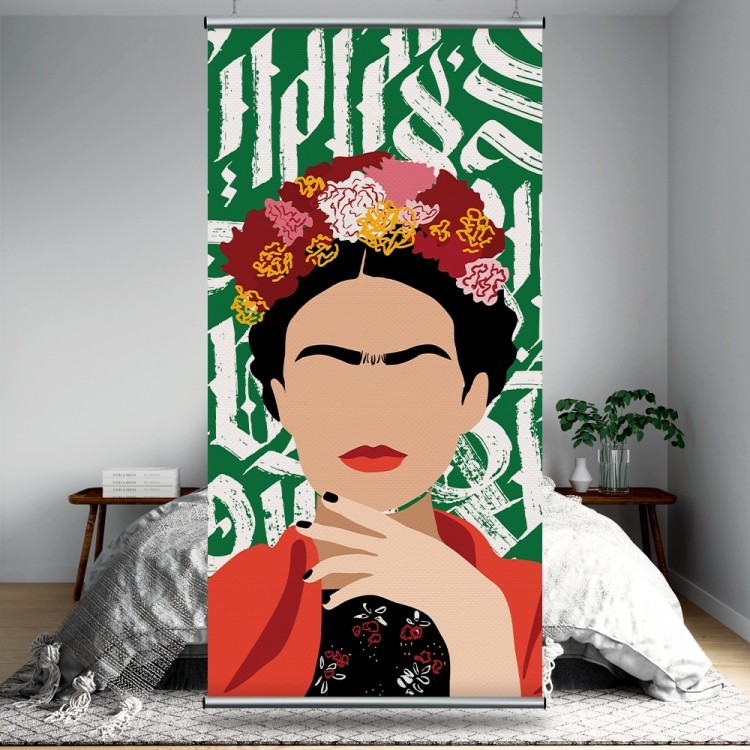 Διαχωριστικό Panel Frida Kahlo vector illustration minimalism