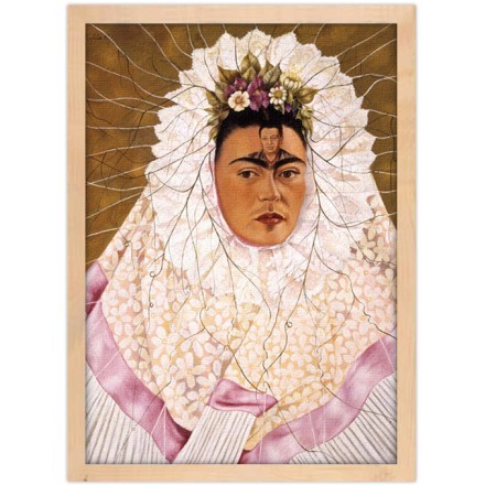 Σκίτσο του Diego Rivera στο πρόσωπο της Frida Kahlo
