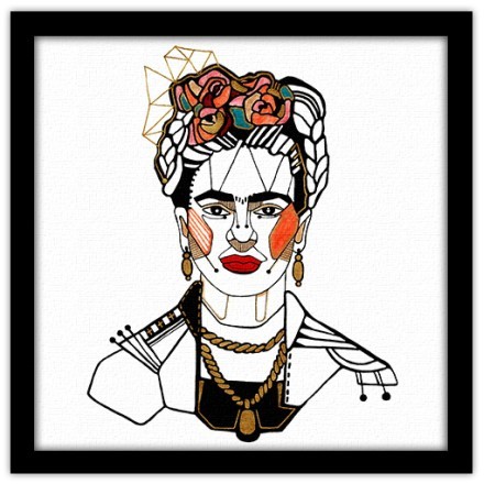 Frida Kahlo Red lips