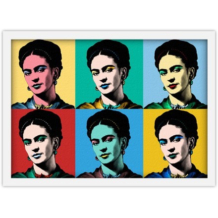 Colorful Pop Art Frida Kahlo