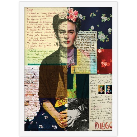 Boho Frida Κahlo με Γράμματα