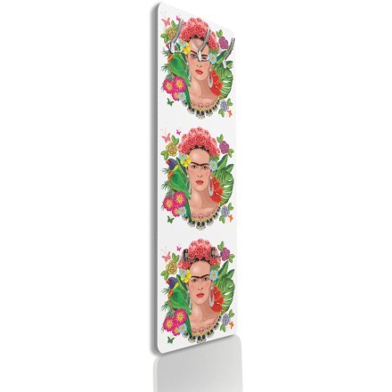 Frida Kahlo Floral Exotic Portrait on White Vector Illustration Κρεμάστρα - Καλόγερος