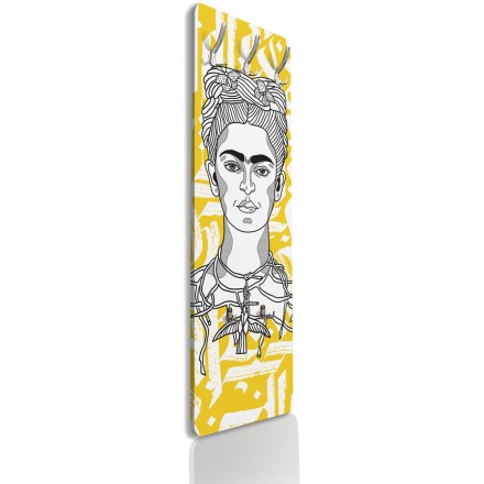 Abstract calligraphy of Frida Kahlo Κρεμάστρα - Καλόγερος