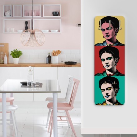 Frida Kahlo Pop Art (2) Κρεμάστρα - Καλόγερος