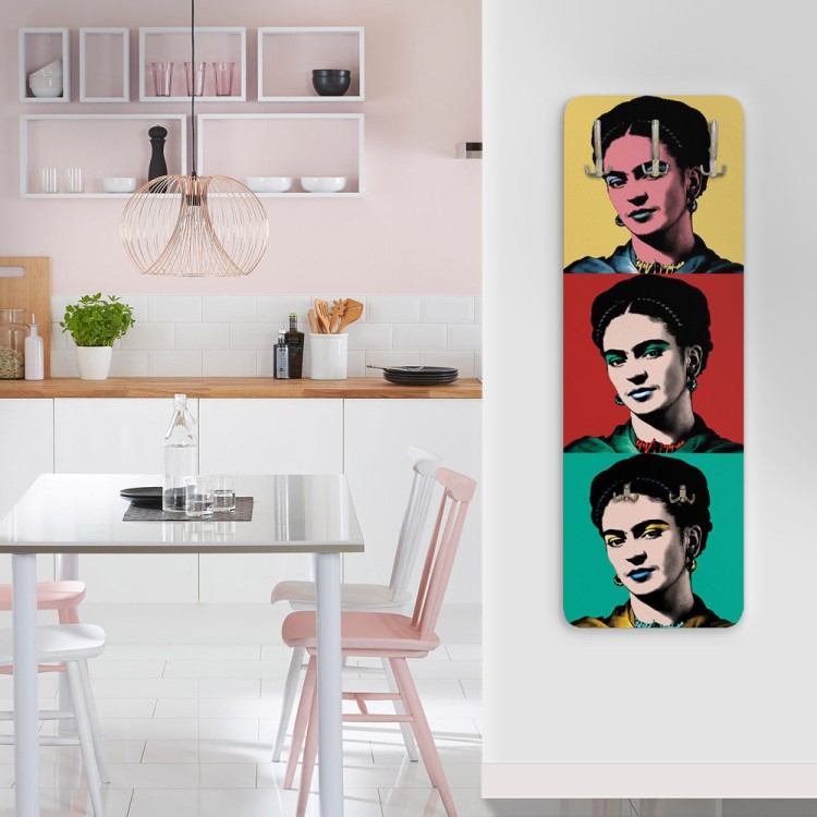 Κρεμάστρα - Καλόγερος Frida Kahlo Pop Art (2)