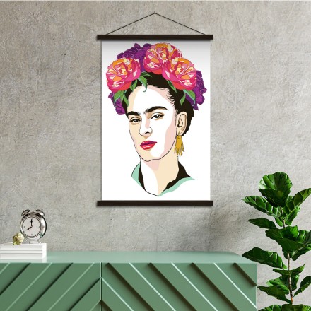 Magdalena Carmen Frida Kahlo portrait Μαγνητικός Πίνακας