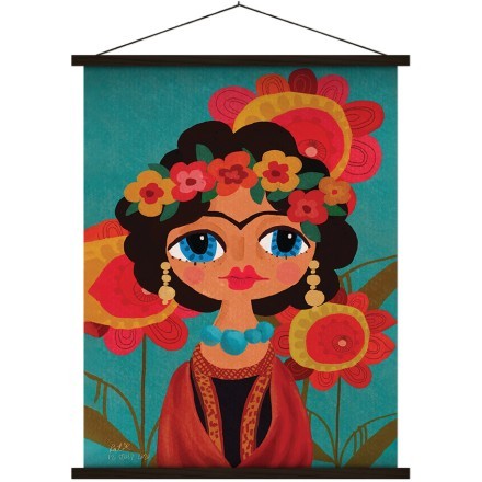 Πολύχρωμο Animated Πορτρέτο της Frida Kahlo