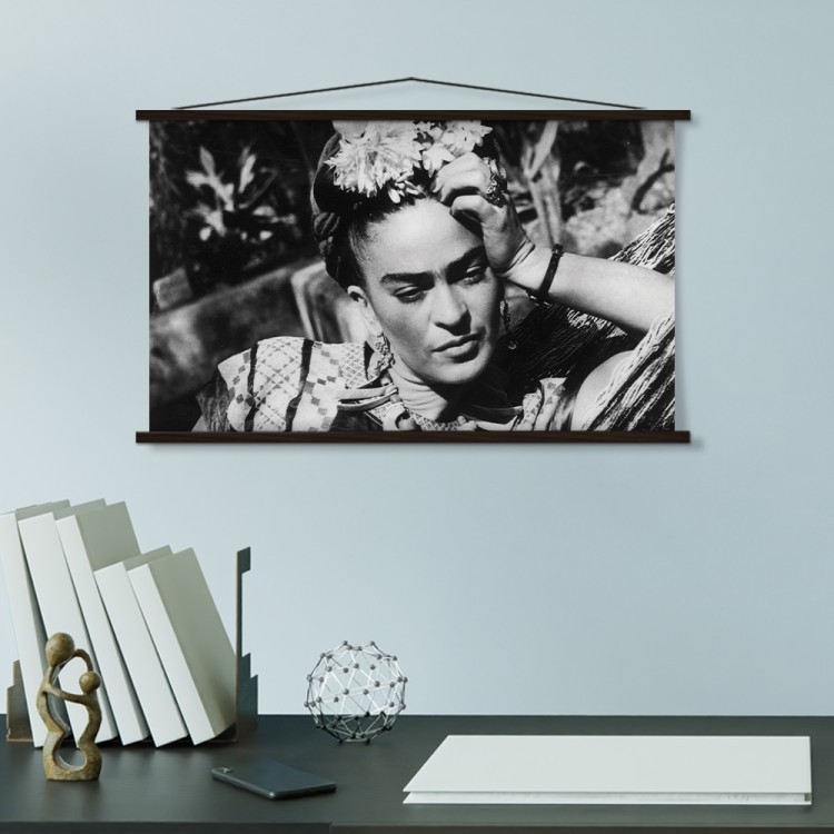 Μαγνητικός Πίνακας Frida Kahlo in Black and White