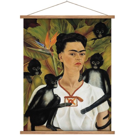 Frida's Portrait with Monkeys