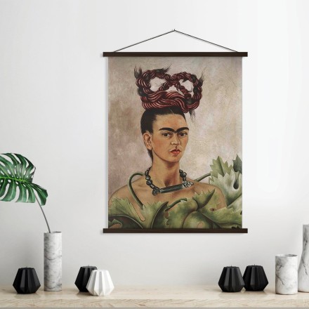 Frida Kahlo με πλεξούδα Μαγνητικός Πίνακας