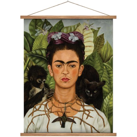 Self portrait with thorn necklace