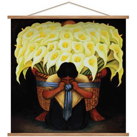 The Flower Vendor by Diego Rivera
