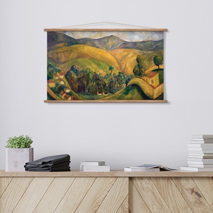 Landscape, Oil on canvas Μαγνητικός Πίνακας
