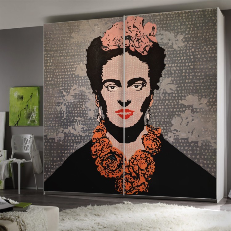 Αυτοκόλλητο Ντουλάπας Frida kahlo painting