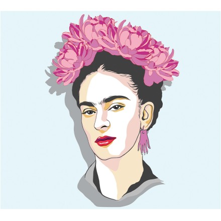 Self-portrait painting