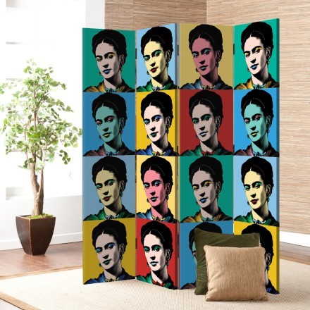 Frida Kahlo Ποπ-αρτ Παραβάν