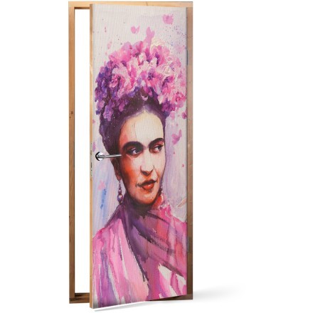 Mexican Woman Frida Kahlo Αυτοκόλλητο Πόρτας