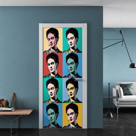 Frida Kahlo colorful levels