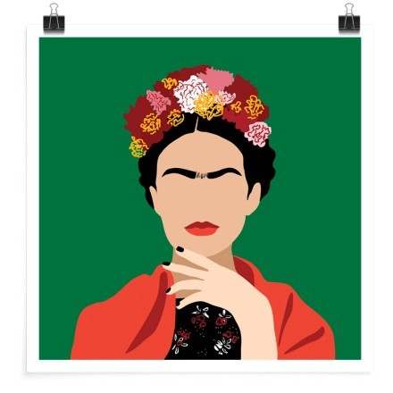 Frida Kahlo vector illustration minimalism Πόστερ