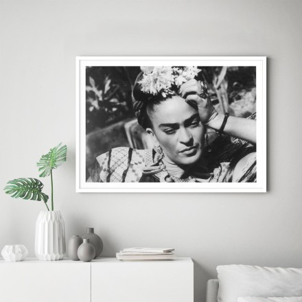 Frida Kahlo in Black and White