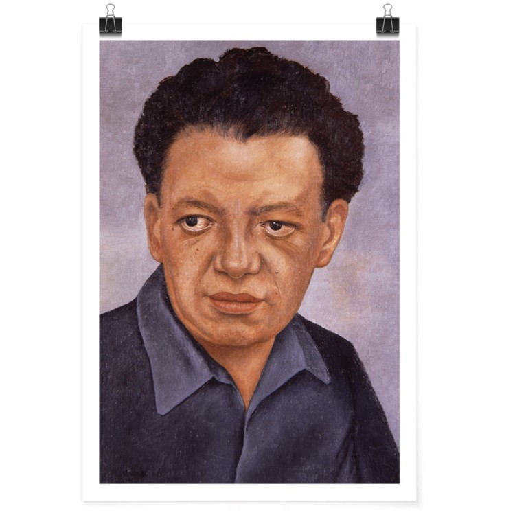 Πόστερ Portrait Of Diego Rivera