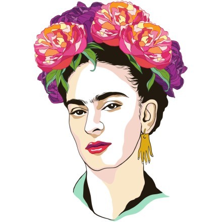 Self-portrait of Frida Kahlo