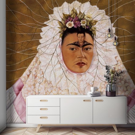 Frida Kahlo with Diego Rivera Ταπετσαρία Τοίχου