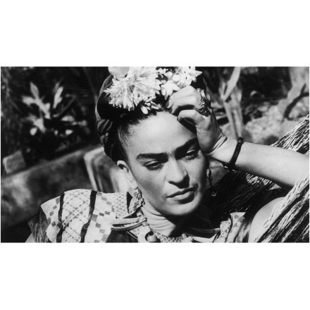 Frida Kahlo in Black and White