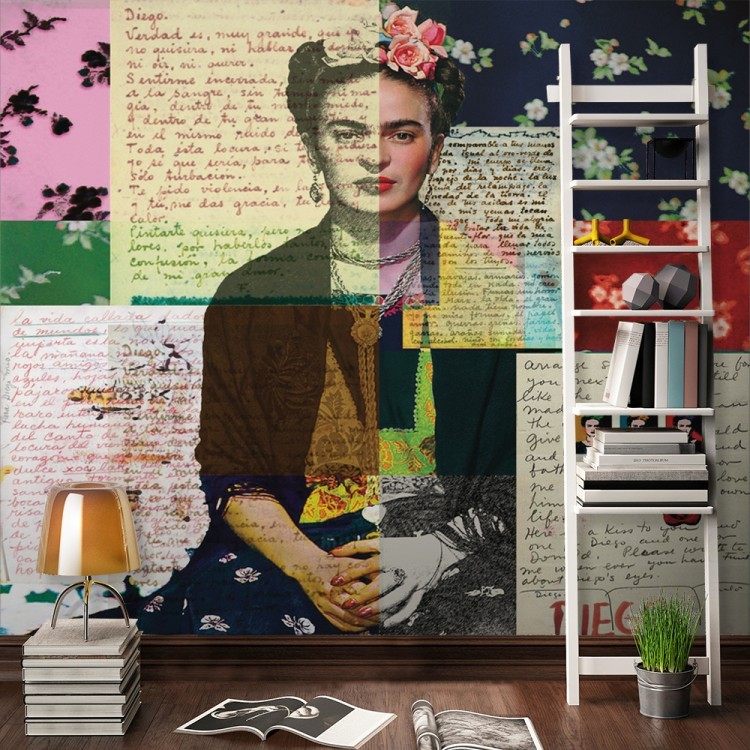 Ταπετσαρία Τοίχου Frida kahlo letters