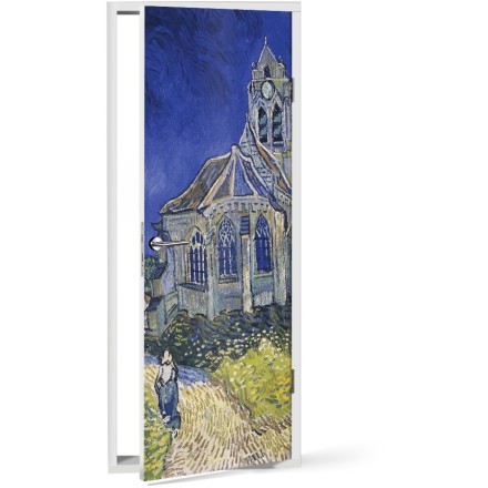 Η εκκλησία της Οβέρ σιρ Ουάζ Αυτοκόλλητο Πόρτας