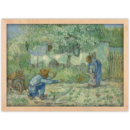 First Steps, after Millet, 1890