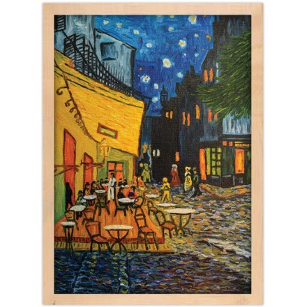 Painting Cafe Terrace on Forum Square, Arles