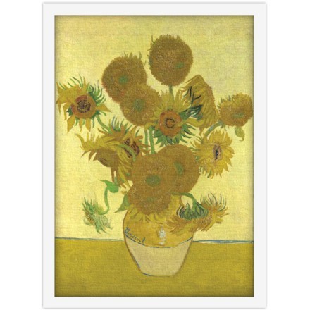 Still Life - Vase with Fifteen Sunflowers