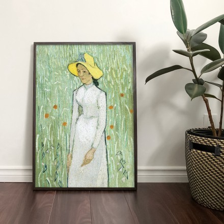 Girl in White Πίνακας σε Καμβά