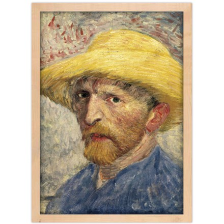Self-portrait with a Straw Hat