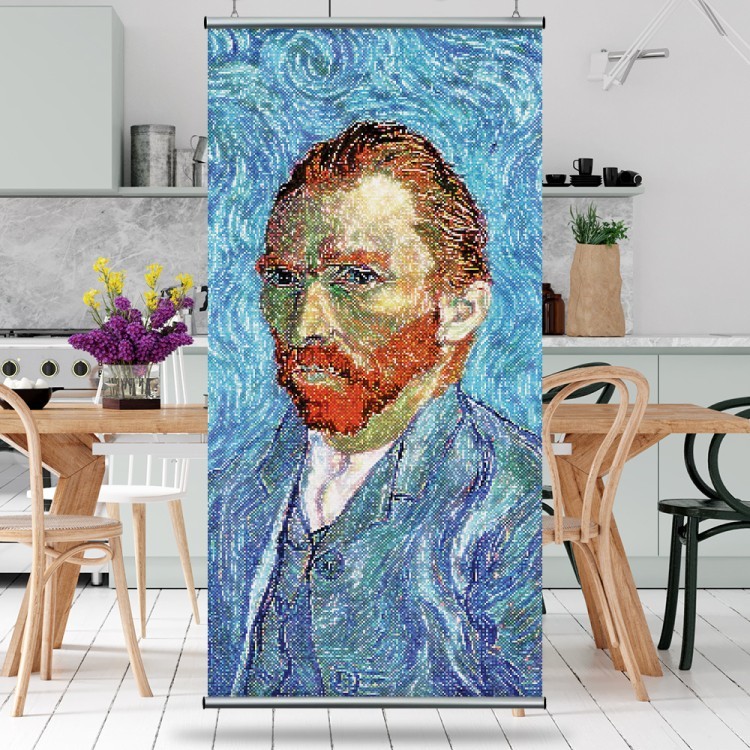 Διαχωριστικό Panel Self portrait with pixel art style