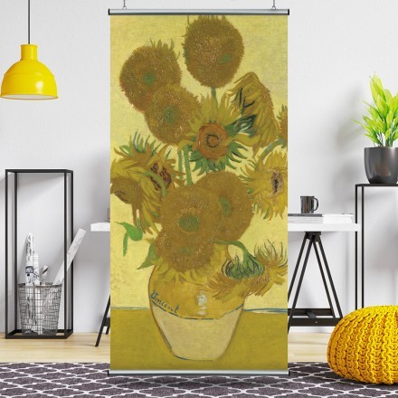 Still Life - Vase with Fifteen Sunflowers (2) Διαχωριστικό Panel