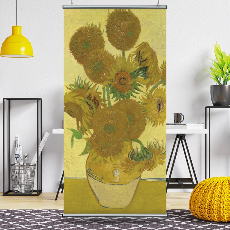 Διαχωριστικό Panel Still Life - Vase with Fifteen Sunflowers (2)